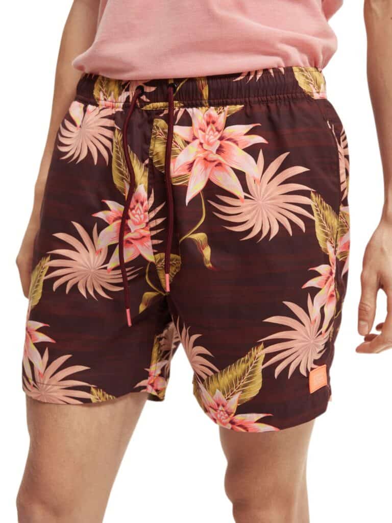 Scotch & Soda 166838 :  Mid-length printed swim shorts - Image 5