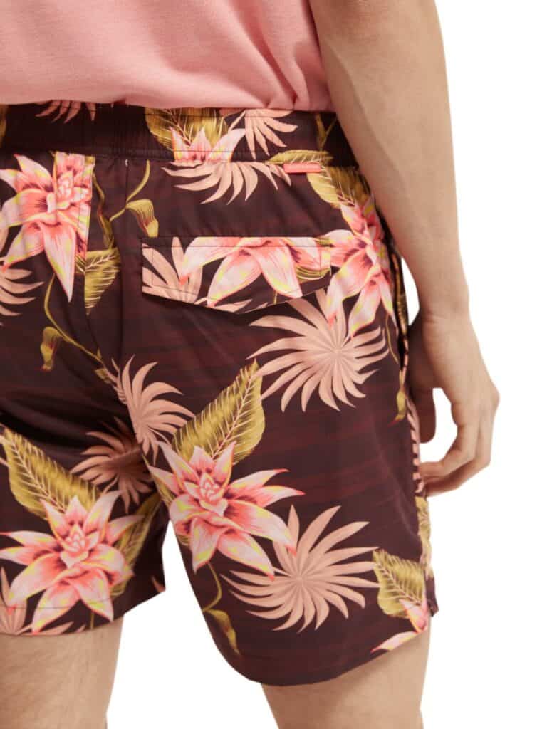 Scotch & Soda 166838 :  Mid-length printed swim shorts - Image 6