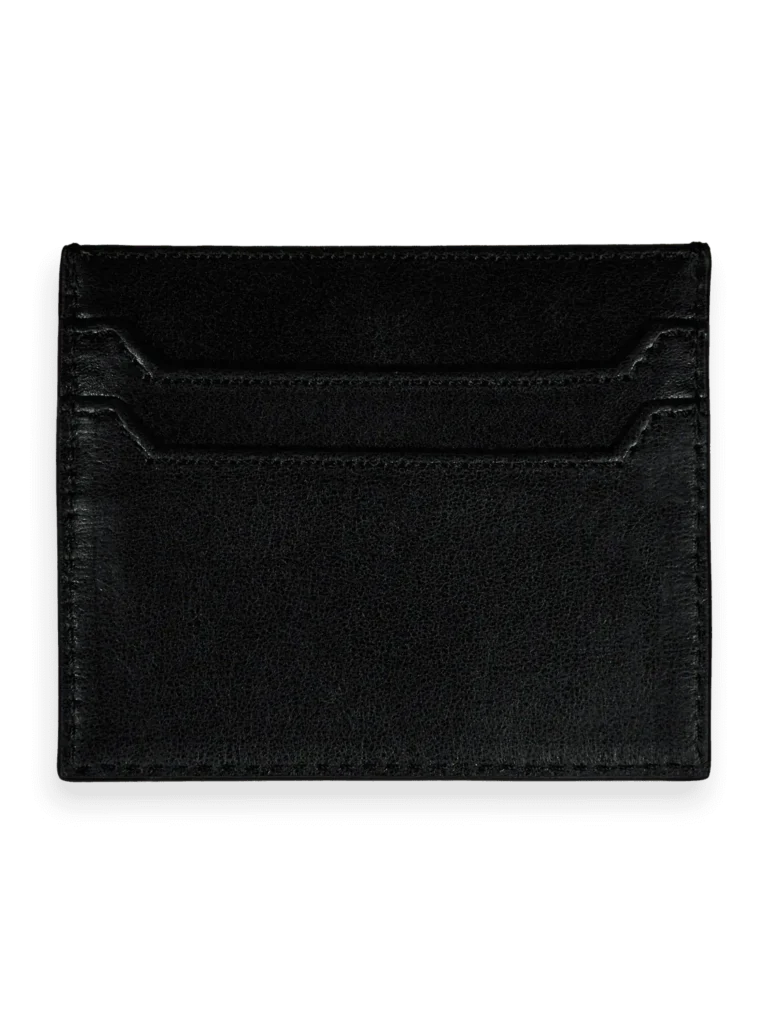 Scotch & Soda 168587: Leather cardholder Black - Image 2