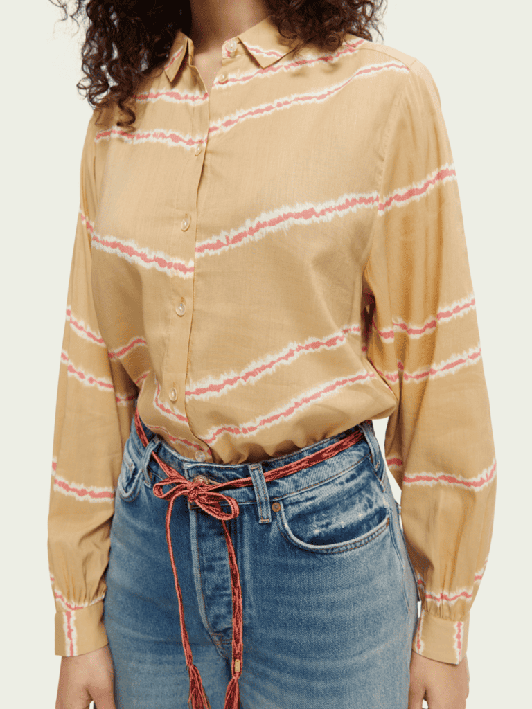 Scotch & Soda 167824 :  Printed balloon-sleeve shirt - Image 3