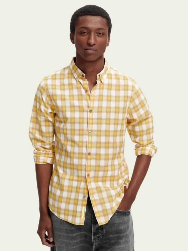 Scotch & Soda 168505: Slim fit checked shirt