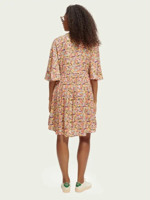 Scotch & Soda 168669: T-shirt style flounce-sleeved dress image1