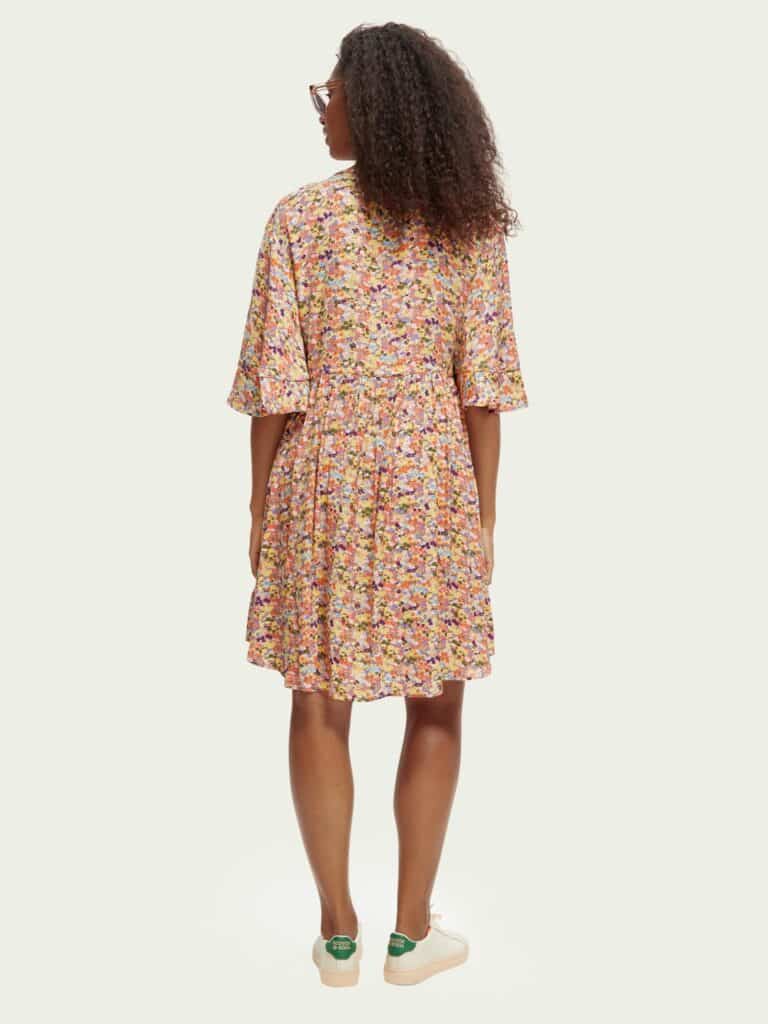 Scotch & Soda 168669:  T-shirt style flounce-sleeved dress - Image 3