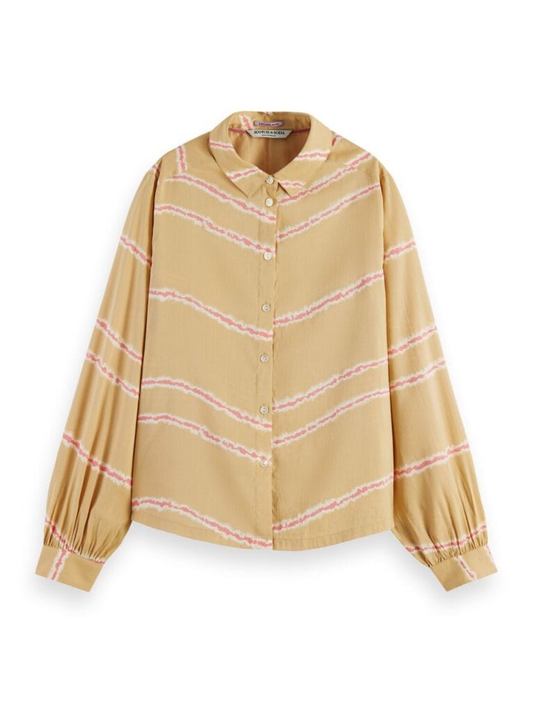Scotch & Soda 167824 :  Printed balloon-sleeve shirt - Image 2