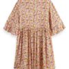 Scotch & Soda 168669:  T-shirt style flounce-sleeved dress - Image 4