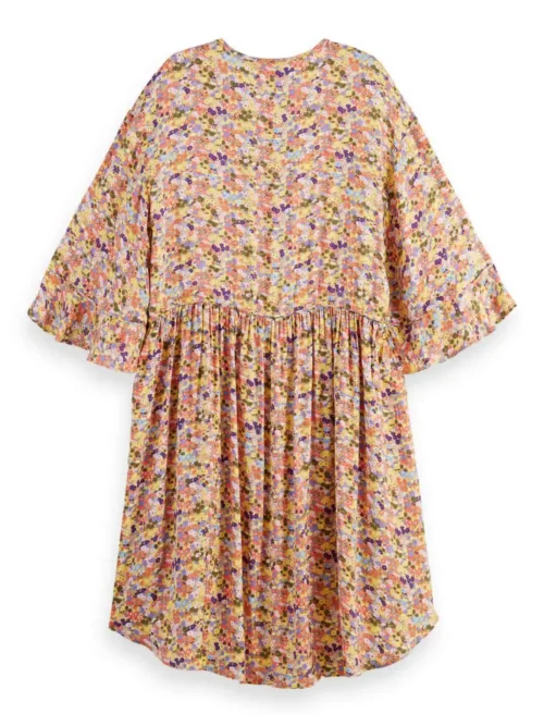 Scotch & Soda 168669: T-shirt style flounce-sleeved dress image2