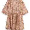 Scotch & Soda 168669:  T-shirt style flounce-sleeved dress - Image 2