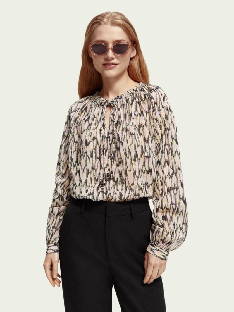 Scotch & Soda 168640: Gathered top with tunnel details.