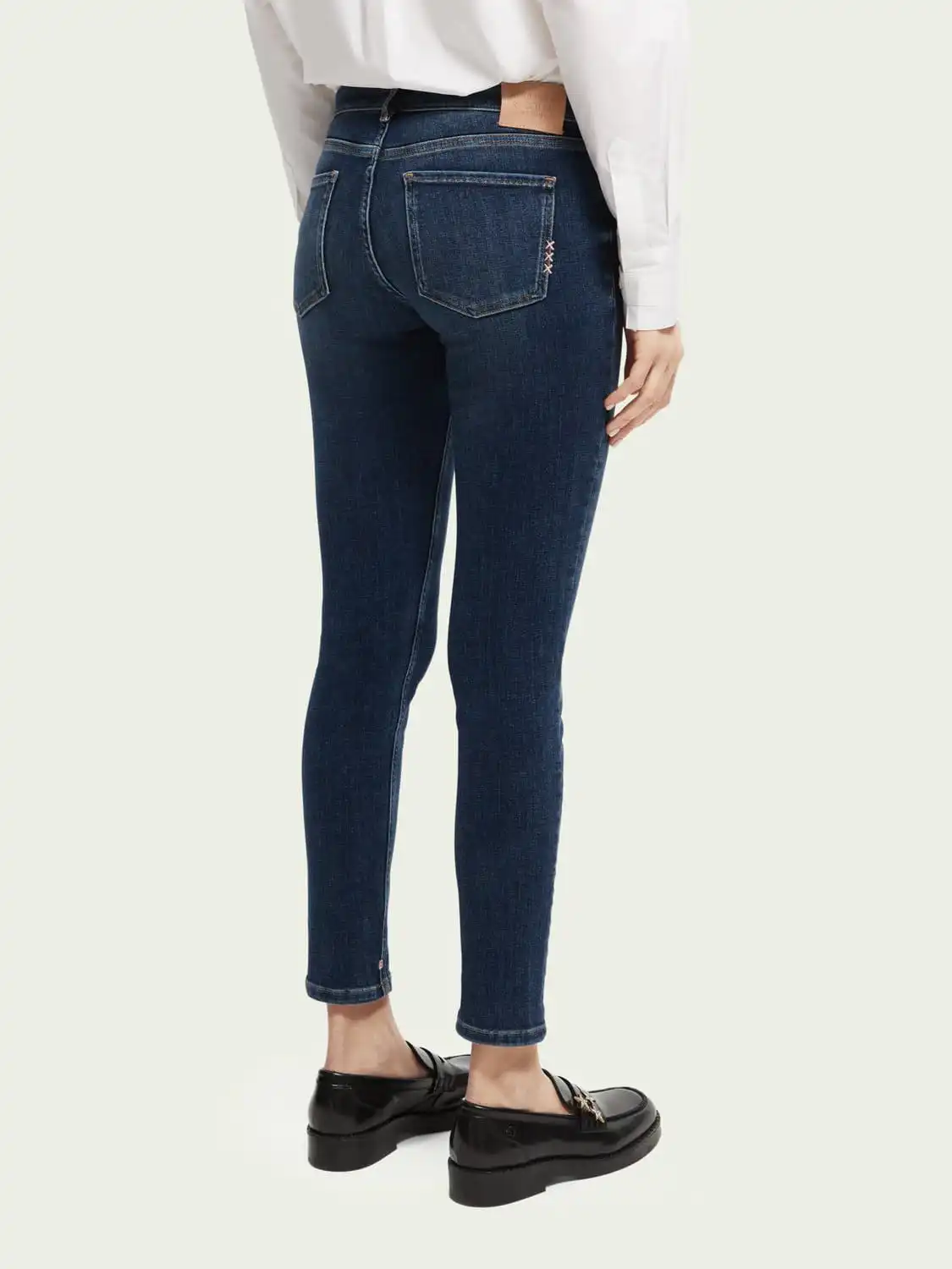 Scotch & Soda 167034 : La Bohemienne skinny fit jeans — Ruby Blue - Image 4