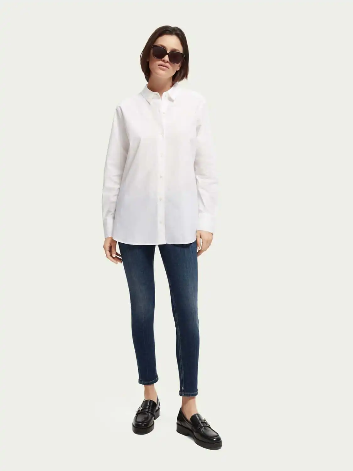 Scotch & Soda 167034 : La Bohemienne skinny fit jeans — Ruby Blue - Image 5