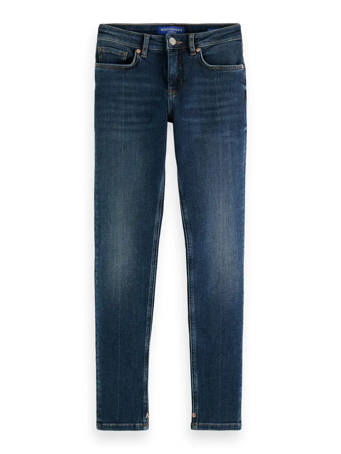 Scotch & Soda 167034 : La Bohemienne skinny fit jeans — Ruby Blue - Image 3