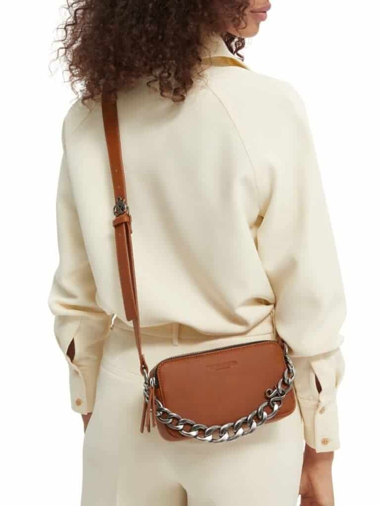Scotch & Soda 168681 : The Jordaan small reporter bag - Cognac - Image 2