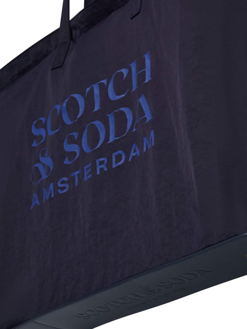 Scotch & Soda 168682 : The Centraal unisex foldaway tote bag- Navy - Image 6