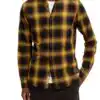 Scotch & Soda 169058 : Lightweight herringbone check shirt Brown check
