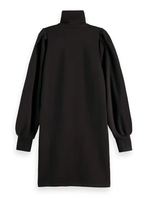 Scotch & Soda 169429 : Half-zip sweat dress with puffed sleeves image3