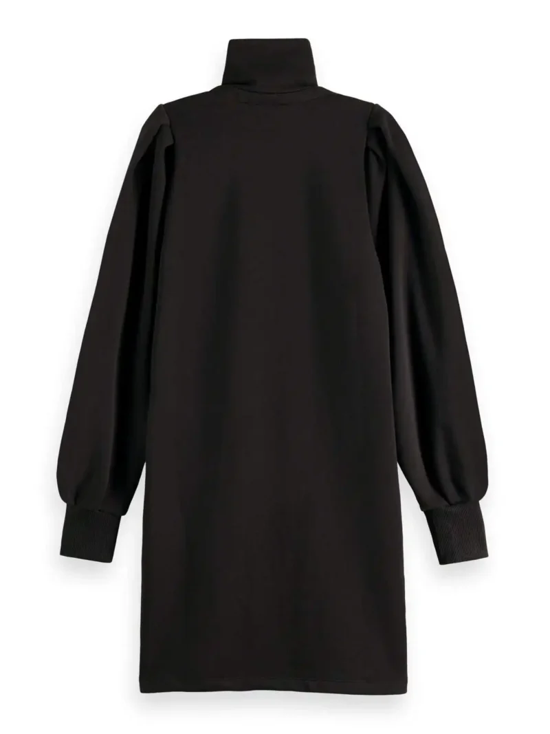 Scotch & Soda 169429 :  Half-zip sweat dress with puffed sleeves - Image 5