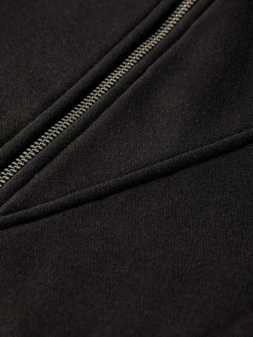 Scotch & Soda 169429 : Half-zip sweat dress with puffed sleeves image4
