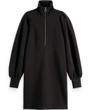 Alternative view of Scotch & Soda 169429 :  Half-zip sweat dress with puffed sleeves