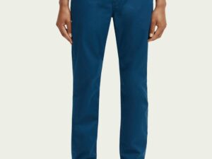 Scotch & Soda 168959 : Stuart organic regular slim-fit stretch chino Petrol