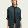 Scotch & Soda 169049 : Organic cotton oxford shirt  Space Green