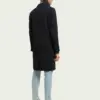 Scotch & Soda 169110 : Classic wool-blend overcoat - Night Melange - Image 6