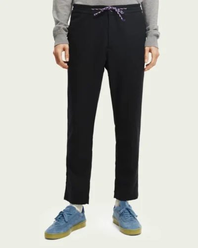 Scotch & Soda 169416: The Drift - Regular tapered wool-blend jogger  Night