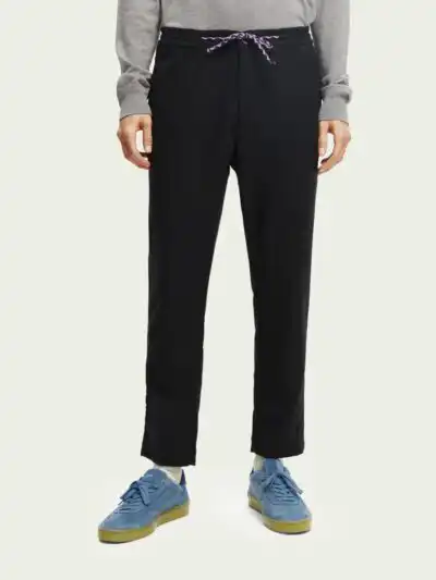 Scotch & Soda 169416: The Drift - Regular tapered wool-blend jogger Night