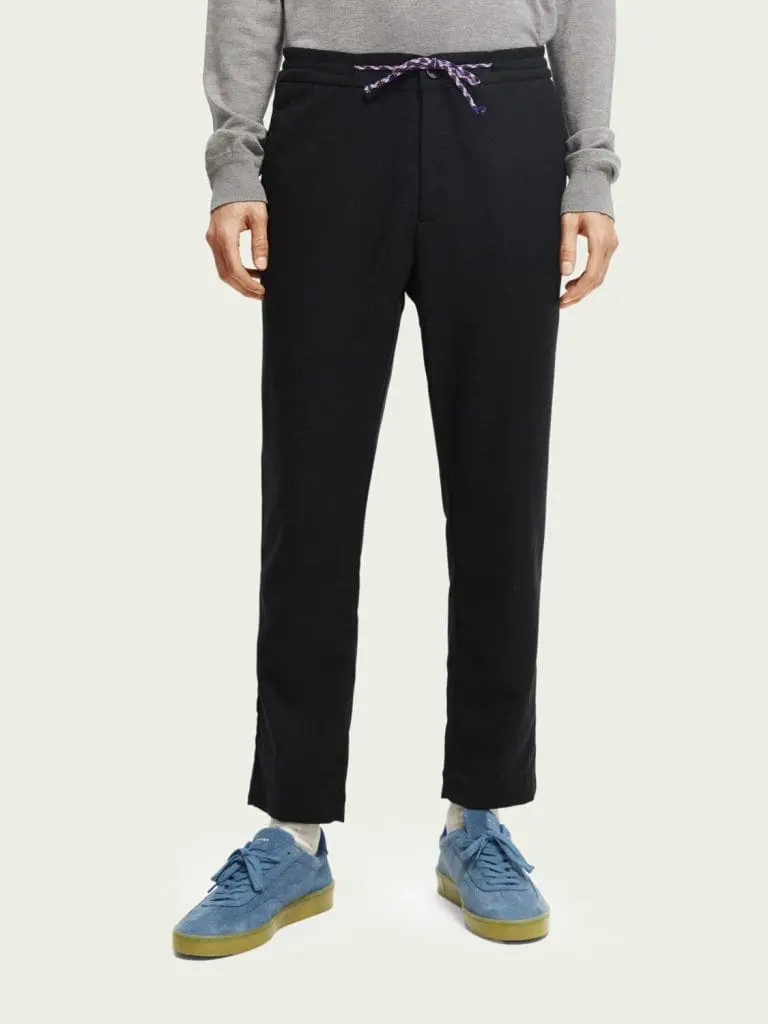 Scotch & Soda 169416: The Drift - Regular tapered wool-blend jogger  Night