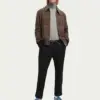 Scotch & Soda 169416: The Drift Regular tapered wool-blend jogger colour Night - Image 4