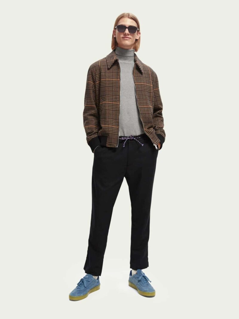 Scotch & Soda 169416: The Drift - Regular tapered wool-blend jogger  Night - Image 4