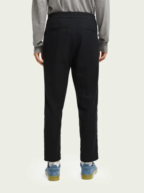 Scotch & Soda 169416: The Drift Regular tapered wool-blend jogger colour Night - Image 3