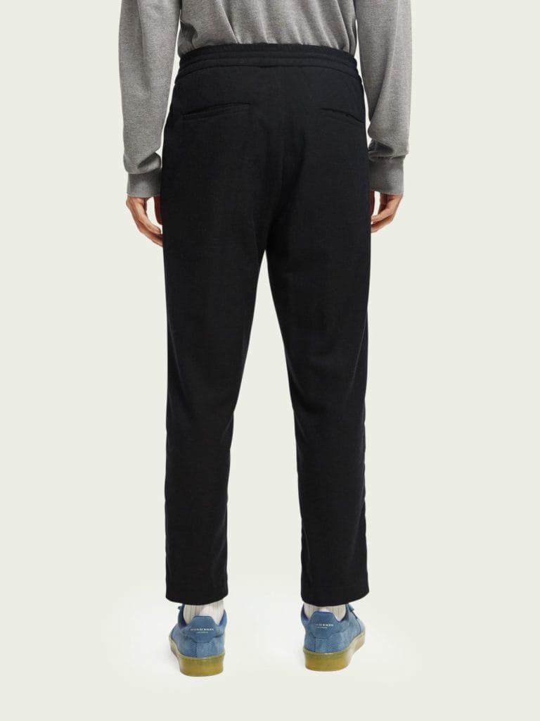 Scotch & Soda 169416: The Drift - Regular tapered wool-blend jogger  Night - Image 3
