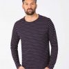 Timezone : Striped long sleeve Blue Red Stripe