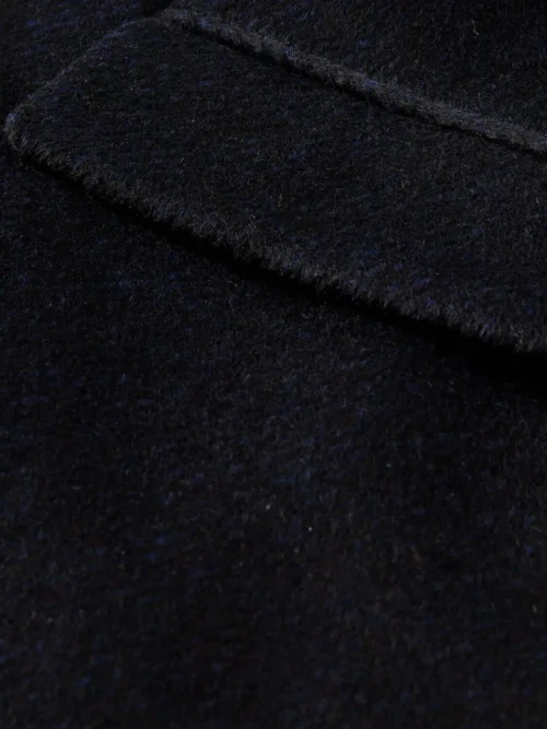 Scotch & Soda 169110 : Classic wool-blend overcoat - Night Melange - Image 4