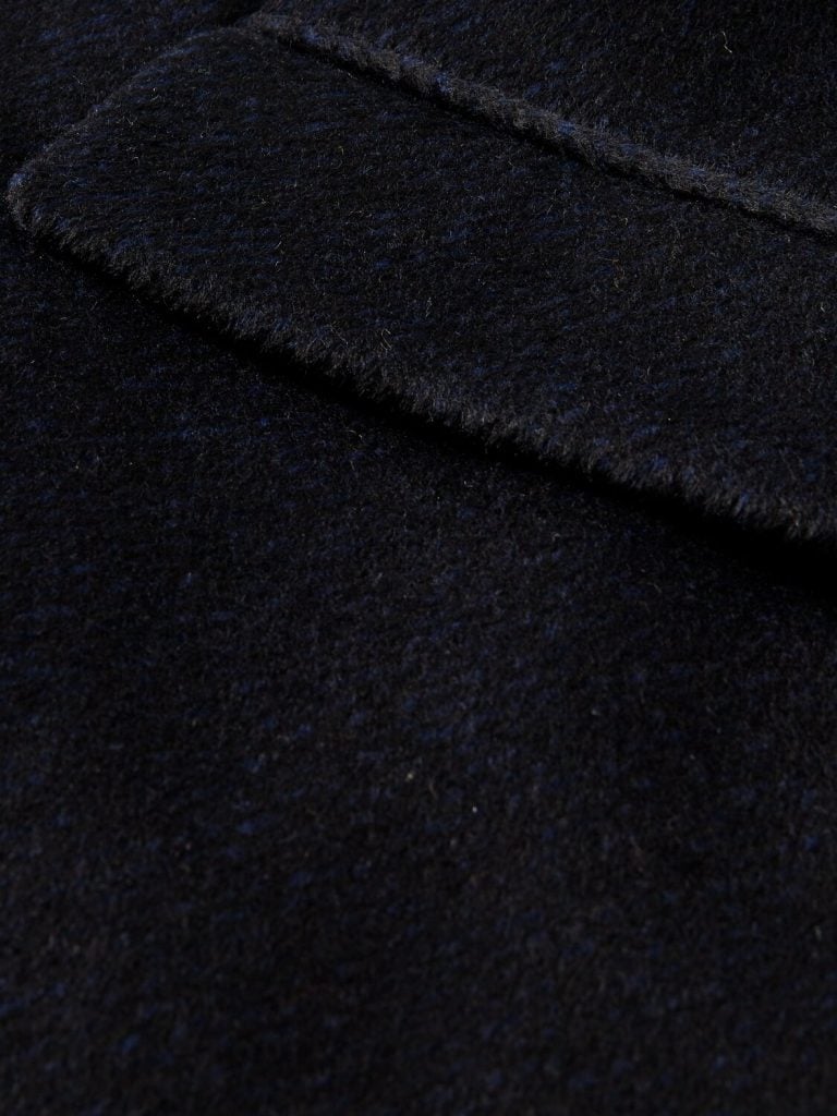 Scotch & Soda 169110 : Classic wool-blend overcoat - Night Melange - Image 4