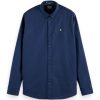 Scotch & Soda 169049 : Organic cotton oxford shirt  Steel