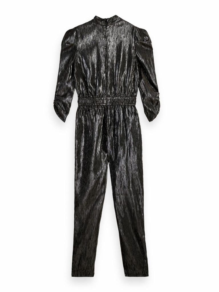 Scotch & Soda 169622 :  Gathered silver jumpsuit Silver Metallic - Image 5