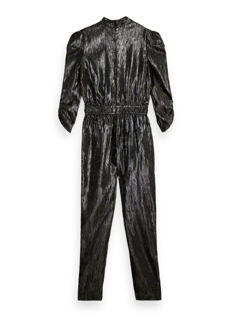 Scotch & Soda 169622 :  Gathered silver jumpsuit Silver Metallic - Image 5