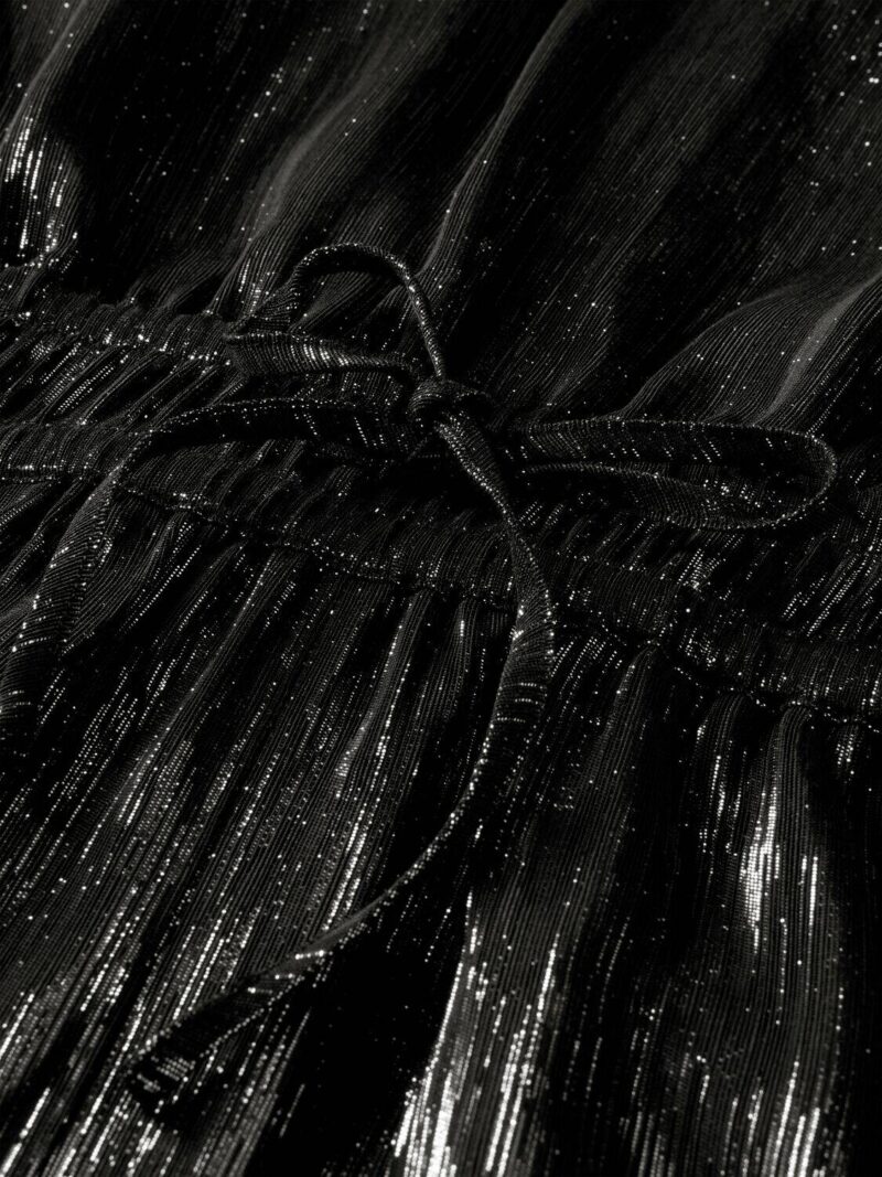 Scotch & Soda 169622 : Gathered silver jumpsuit Silver Metallic - Image 6