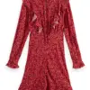 Scotch & Soda 169624 :  Ruffled long-sleeved mini dress - Image 2