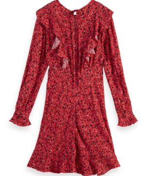 Alternative view of Scotch & Soda 169624 :  Ruffled long-sleeved mini dress