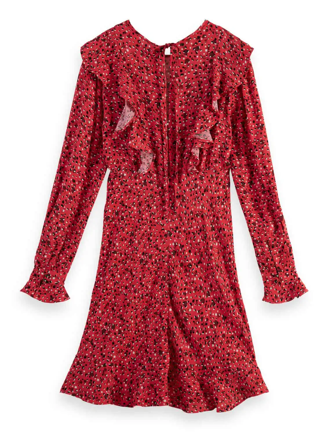 Scotch & Soda 169624 : Ruffled long-sleeved mini dress - Image 2