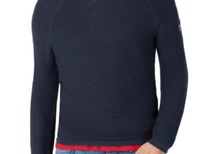 Timezone : Spiral Knit Crewneck Navy