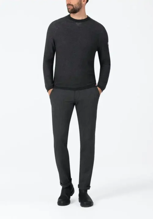 Timezone : Spiral Knit Crewneck Black image3