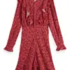 Scotch & Soda 169624 :  Ruffled long-sleeved mini dress - Image 5