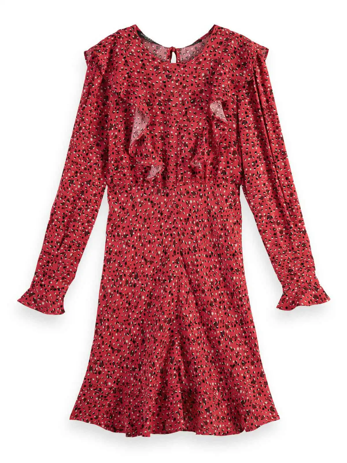 Scotch & Soda 169624 : Ruffled long-sleeved mini dress - Image 5