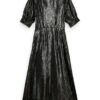 Scotch & Soda 168926 :  Silver short-sleeved midi dress - Image 3