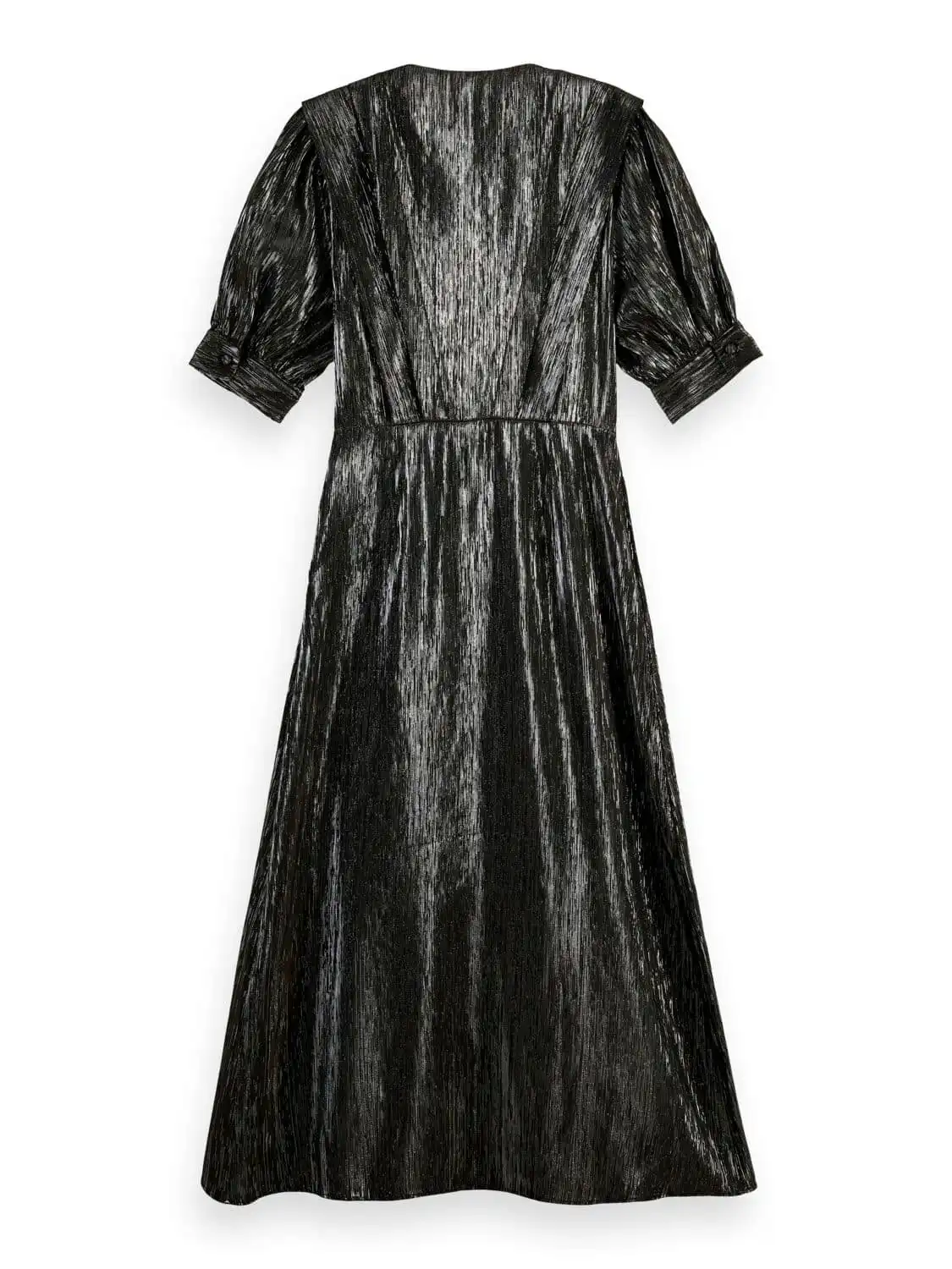 Scotch & Soda 168926 : Silver short-sleeved midi dress - Image 3