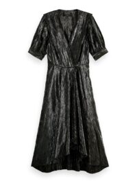 Alternative view of Scotch & Soda 168926 :  Silver short-sleeved midi dress