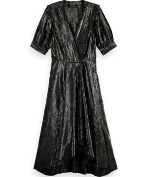 Alternative view of Scotch & Soda 168926 :  Silver short-sleeved midi dress